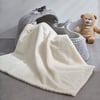 Vagonik Yummy Wellsoft Krem Bebek Battaniyesi Örtüsü 80x80 cm