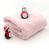 Vagonik Yummy Wellsoft Pembe Bebek Battaniyesi Örtüsü 80x80 cm