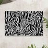 Vagonik Zebra Desen Dijital Baskılı 50x70cm Dekoratif Çok Amaçlı Iç Ve Dış Kapı Paspası
