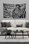 Vagonik Zebra Duvar Örtüsü Halısı