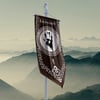 Yüzüklerin Efendisi Güç Yüzükleri Isengard Krallığı Flama Bayrak 50x100