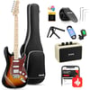 Donner DST-152 Full-Size ST Elektro Gitar Seti (Sunburst)