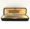 EAST TOP T10-40 Harmonica Bakır Gövde / Kromatik Pompalı / 10 Delikli / Gümüş Renk Mızıka