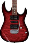Ibanez GRX70QA-TRB Elektro Gitar (KILIF+ASKI+PENA+JAK KABLO)