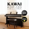 KAWAI KDP120B Siyah Dijital Duvar Piyanosu (Tabure & Kulaklık)
