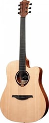 LAG GLA T70DCE Tramontane Dreadnought Cutaway Elektro Akustik Gitar
