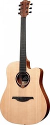 LAG GLA T70DCE Tramontane Dreadnought Cutaway Elektro Akustik Gitar