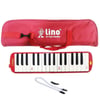 Lino 32 Tuşlu Melodika Bez Çantalı (Kırmızı)