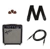 Squier Sonic Stratocaster Siyah Elektro Gitar Seti