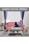 Balpeteği 3 Kişilik Vizon Lastikli Kanepe Örtüsü | Lastikli Koltuk Örtüsü | koltuk kılıfı