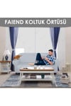 Balpeteği 3 Kişilik Vizon Lastikli Kanepe Örtüsü | Lastikli Koltuk Örtüsü | koltuk kılıfı