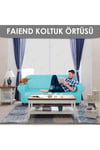 Balpeteği 3 Kişilik Vizon Lastikli Kanepe Örtüsü | Lastikli Koltuk Örtüsü | koltuk kılıfı
