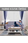 Balpeteği 3 Kişilik Vizon Lastikli Kanepe Örtüsü | Lastikli Koltuk Örtüsü | koltuk kılıfı