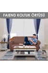 Balpeteği 3 Kişilik Vizon Lastikli Kanepe Örtüsü | Lastikli Koltuk Örtüsü | koltuk kılıfı