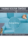 Balpeteği 3 Kişilik Vizon Lastikli Kanepe Örtüsü | Lastikli Koltuk Örtüsü | koltuk kılıfı