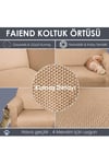 Balpeteği 3+3+1+1 lastikli kanepe örtüsü | lastikli koltuk örtüsü | koltuk kılıfı takımı