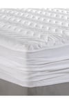 Kapitone Fitted Full Kenar Su Sıvı Geçirmez %100 Pamuk Yatak Koruyucu Alez tek çift battal