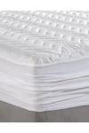 Kapitone Fitted Full Kenar Su Sıvı Geçirmez %100 Pamuk Yatak Koruyucu Alez tek çift battal