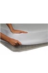 Micro Fitted Full Kenar Su Sıvı Geçirmez Yatak Koruyucu Alez Çarşaf Beyaz (60x120)