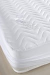 Micro Fitted Full Kenarlı Sıvı Su Geçirmez  Tek Çift Kişilik Beyaz Renkli Yatak Koruyucu Alez Çarşaf