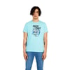  Bisiklet Yaka Baskılı Erkek T-shirt Tc7123