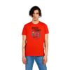 Bisiklet Yaka Baskılı Erkek T-shirt Tc7123