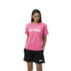  Bisiklet Yaka Kısa Kollu Baskılı Kadın T-shirt W50068