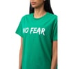  Bisiklet Yaka Kısa Kollu Baskılı Kadın T-shirt W50068