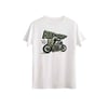  Erkek Rider Baskılı T-shirt Tc7059