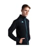  Erkek Siyah Regular Fit Fermuarlı Sweatshirt