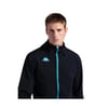  Erkek Siyah Regular Fit Fermuarlı Sweatshirt