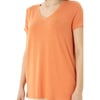  Kadın V Yaka Basic Tişört