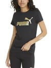  Metallic Logo Tee Kadın T-shirt