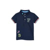  Polo Kısa Kol Yakası Baskılı Erkek Çocuk T-shirt