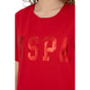  U.S. Polo Assn. Baskılı Kadın T-shirt