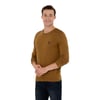  U.S. Polo Assn. Bisiklet Yaka Slim Fit Hardal Erkek Kazak TD01-BSK23