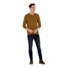  U.S. Polo Assn. Bisiklet Yaka Slim Fit Hardal Erkek Kazak TD01-BSK23