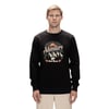 Adventure Siyah Crewneck Erkek Baskılı Sweatshirt