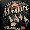 Adventure Siyah Crewneck Erkek Baskılı Sweatshirt