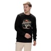 Adventure Siyah Crewneck Erkek Baskılı Sweatshirt