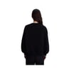 Authentic Angely Kadın Siyah Comfort Fit Sweatshirt