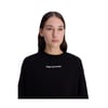 Authentic Angely Kadın Siyah Comfort Fit Sweatshirt