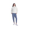 Authentic Arya Kadın Beyaz Regular Fit Şişme Mont