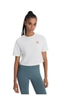 Authentic Aster Kadın Beyaz Comfort Fit Tişört