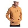 Authentic Hita Erkek Kahverengi-siyah Oversize Fit Hoodie
