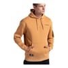 Authentic Hita Erkek Kahverengi-siyah Oversize Fit Hoodie