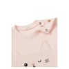 Bebek Önü Kulak Detaylı Omzu Düğmeli Bisiklet Yaka Sweatshirt