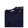 Bebek Önü Kulak Detaylı Omzu Düğmeli Bisiklet Yaka Sweatshirt