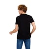 Bisiklet Yaka Baskılı Erkek T-shirt 