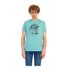 Bisiklet Yaka Baskılı Erkek T-shirt 